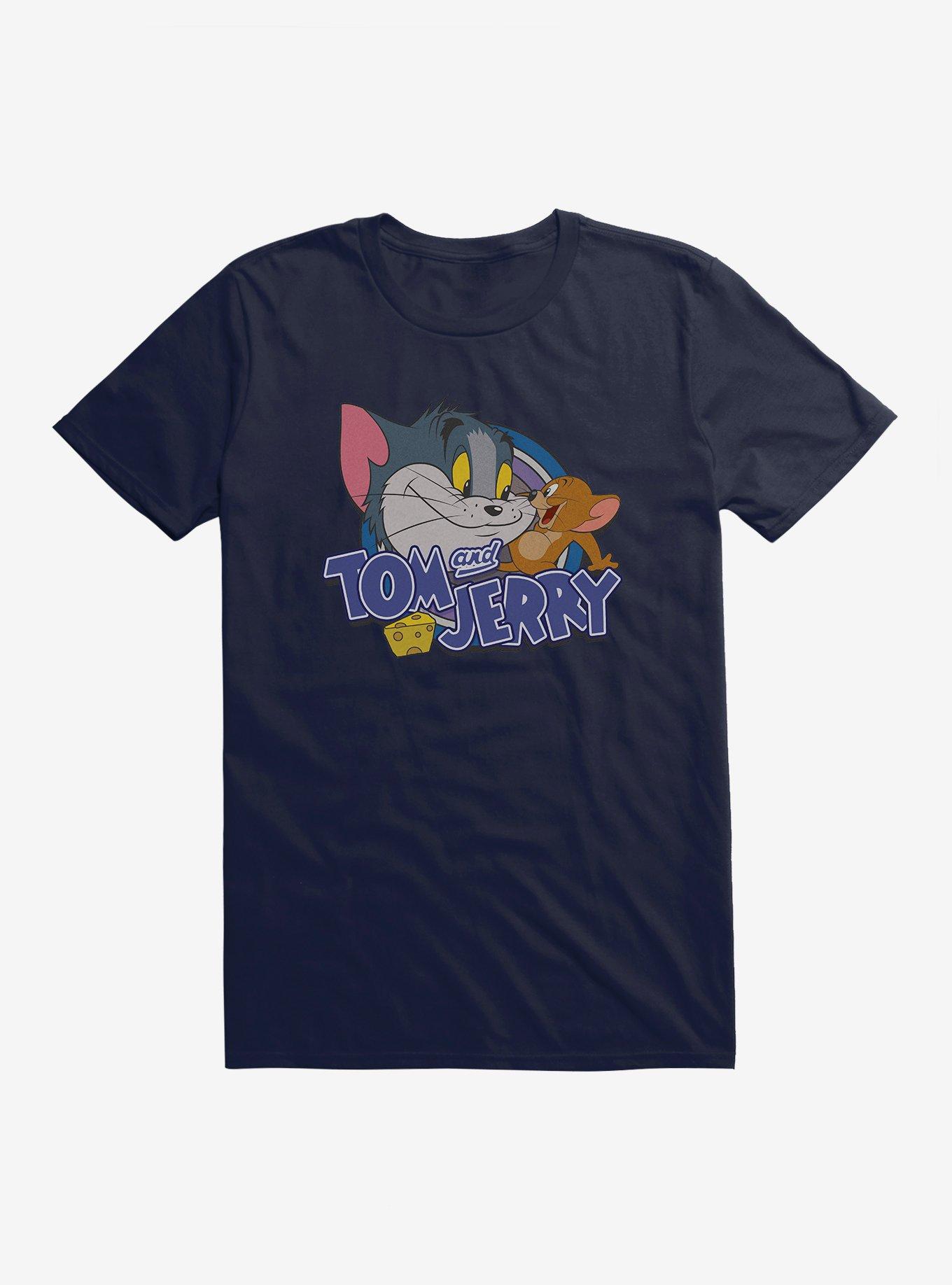 Tom And Jerry Friends And Foes T-Shirt, NAVY, hi-res