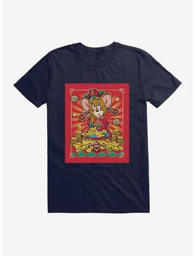 Tom And Jerry Chinese New Year Jerry Mouse T-Shirt, NAVY, hi-res