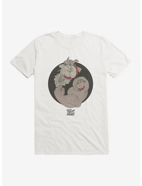 Tom And Jerry Retro Spike And Tyke T-Shirt, WHITE, hi-res