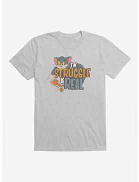 Tom And Jerry The Infinite Struggle T-Shirt, HEATHER GREY, hi-res