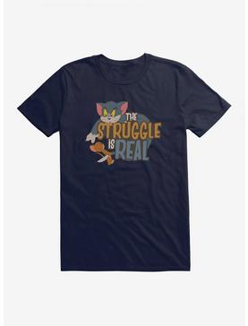 Tom & Jerry On The Run Iron On T-Shirt Funny Cartoon Any Text Vinyl Sticker Top 