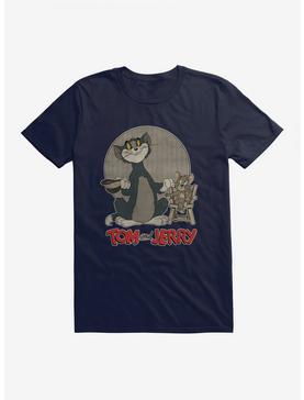 Tom And Jerry Retro Up To No Good T-Shirt, NAVY, hi-res