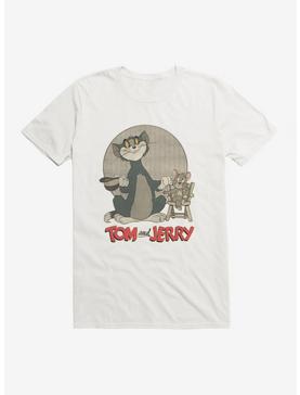 Tom And Jerry Retro Up To No Good T-Shirt, WHITE, hi-res