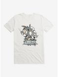Tom And Jerry Vintage Banner T-Shirt, WHITE, hi-res