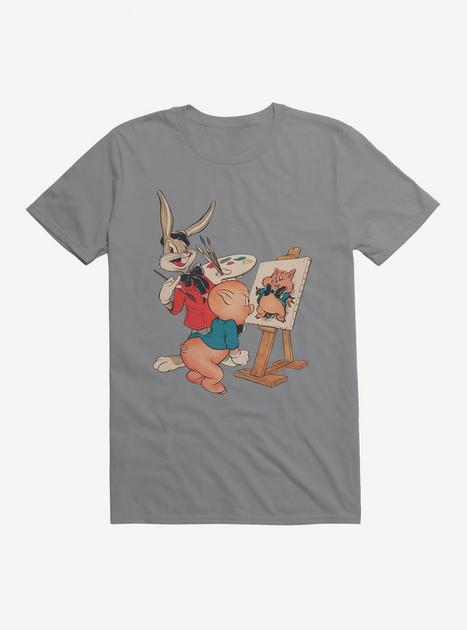 Looney Tunes Bugs Bunny And Porky Pig T-Shirt | Hot Topic