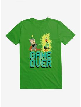 Looney Tunes Game Over Daffy Duck T-Shirt, GREEN APPLE, hi-res