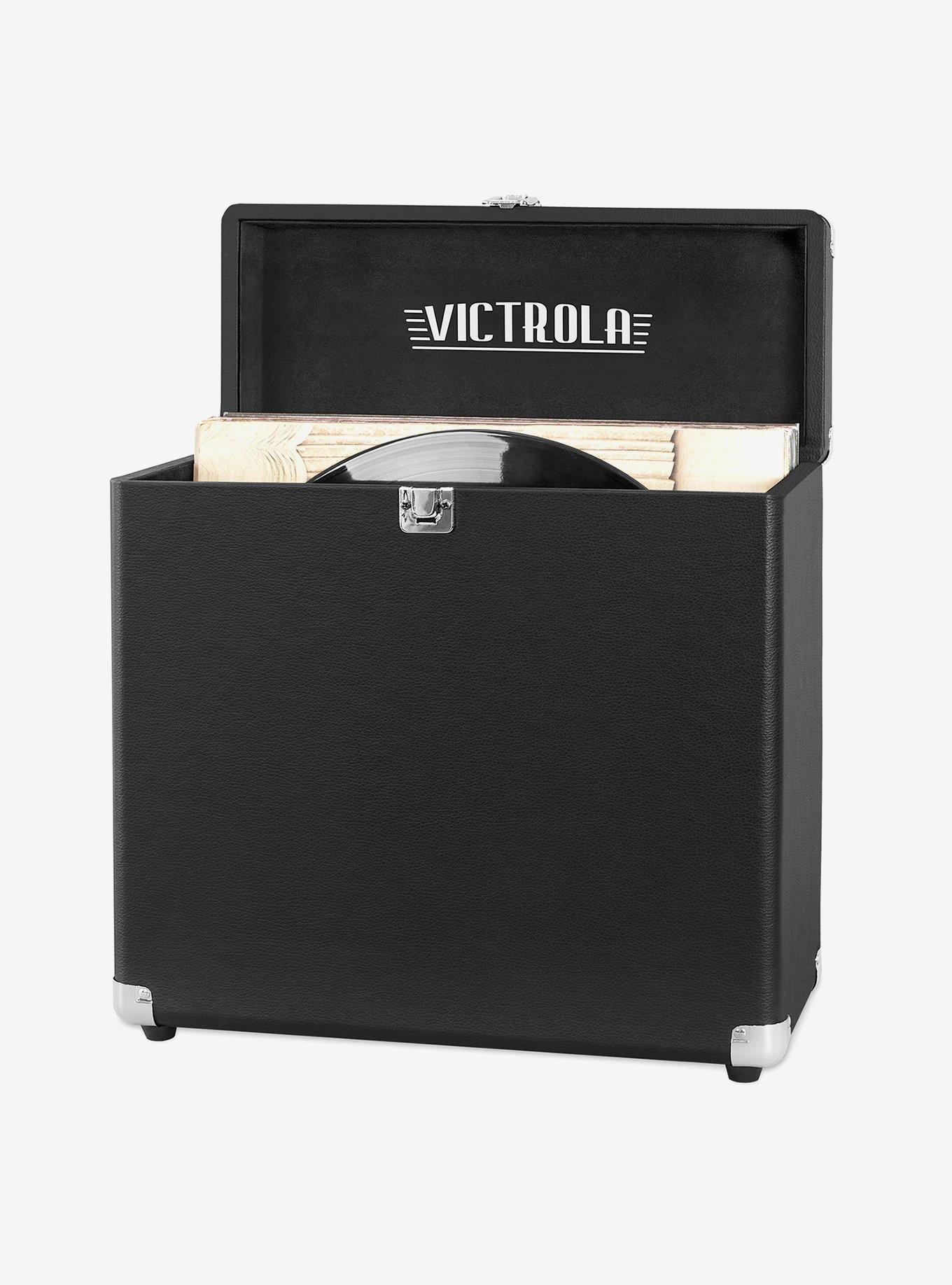 Victrola Storage Case For Vinyl Turntable Records Black BoxLunch