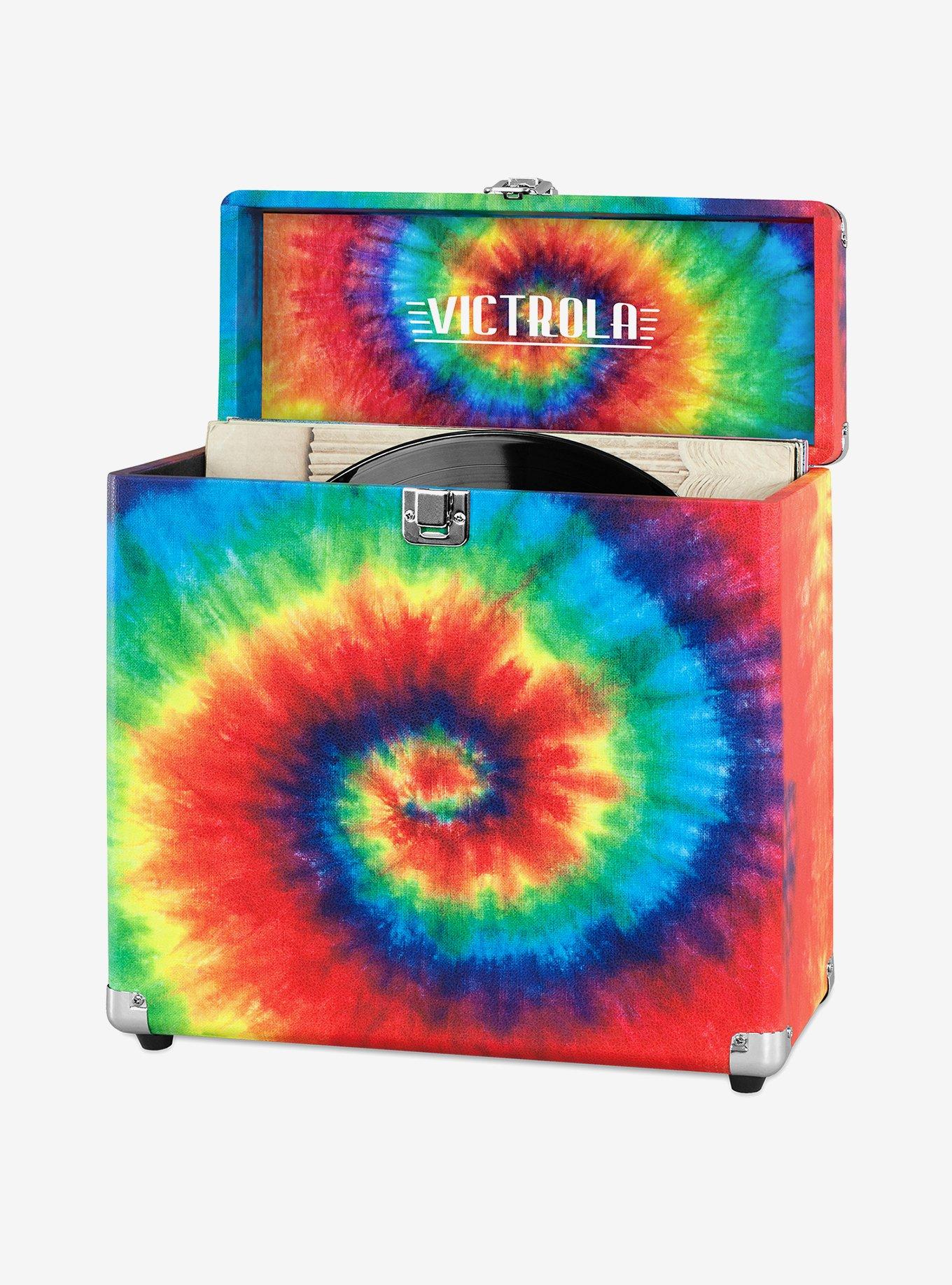 Victrola Storage Case For Vinyl Turntable Records - Tie Dye, , hi-res