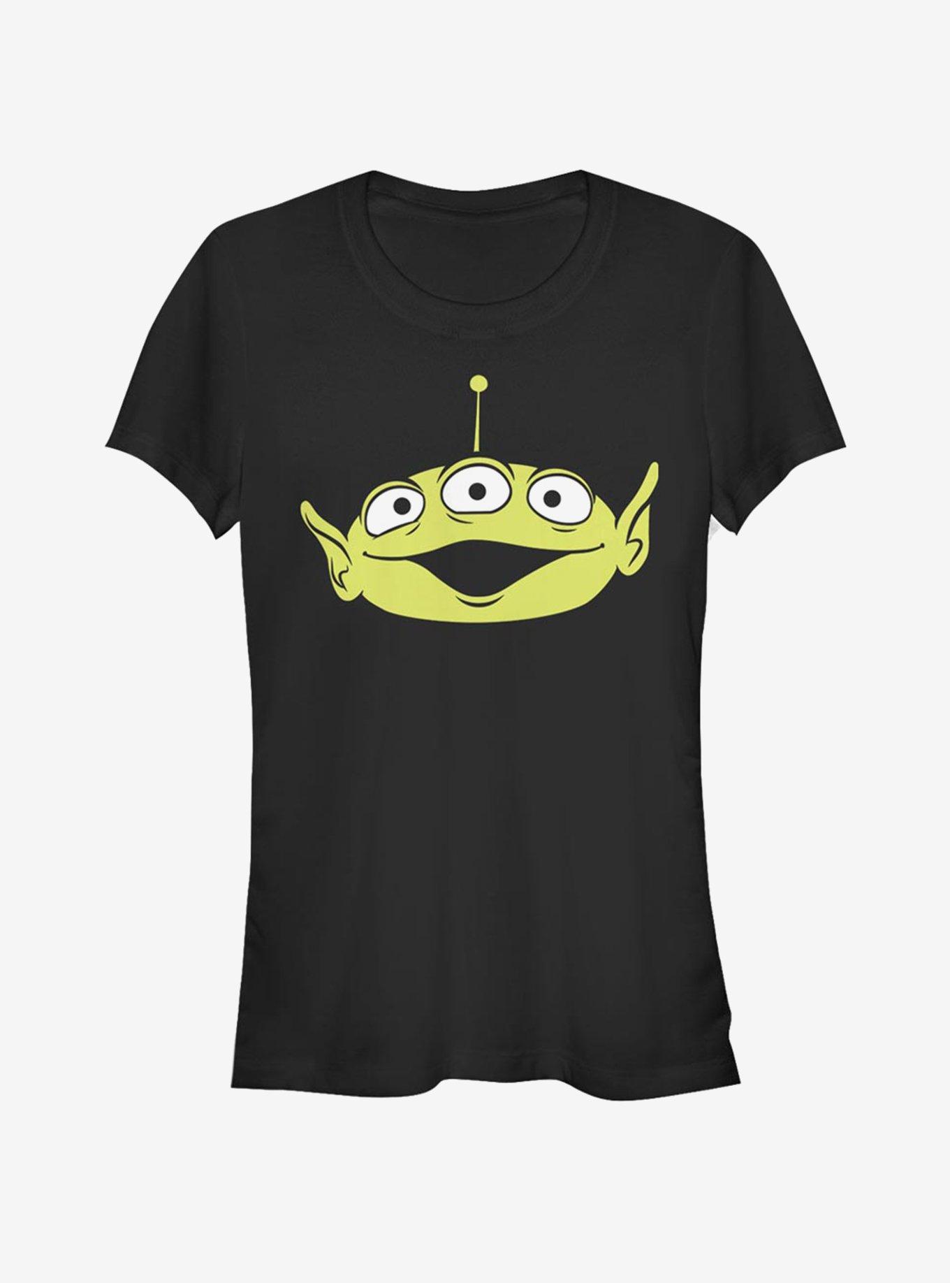 Disney Pixar Toy Story Alien Big Face Girls T-Shirt, BLACK, hi-res