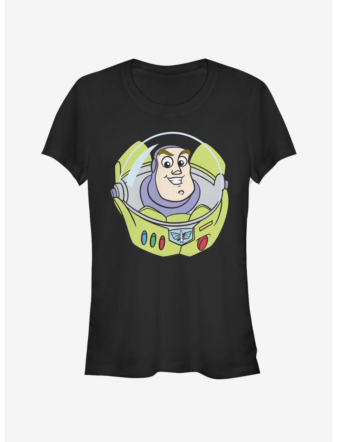 Disney Pixar Toy Story Buzz Big Face Girls T-Shirt, BLACK, hi-res
