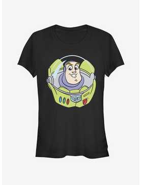 Disney Pixar Toy Story Buzz Big Face Girls T-Shirt, BLACK, hi-res