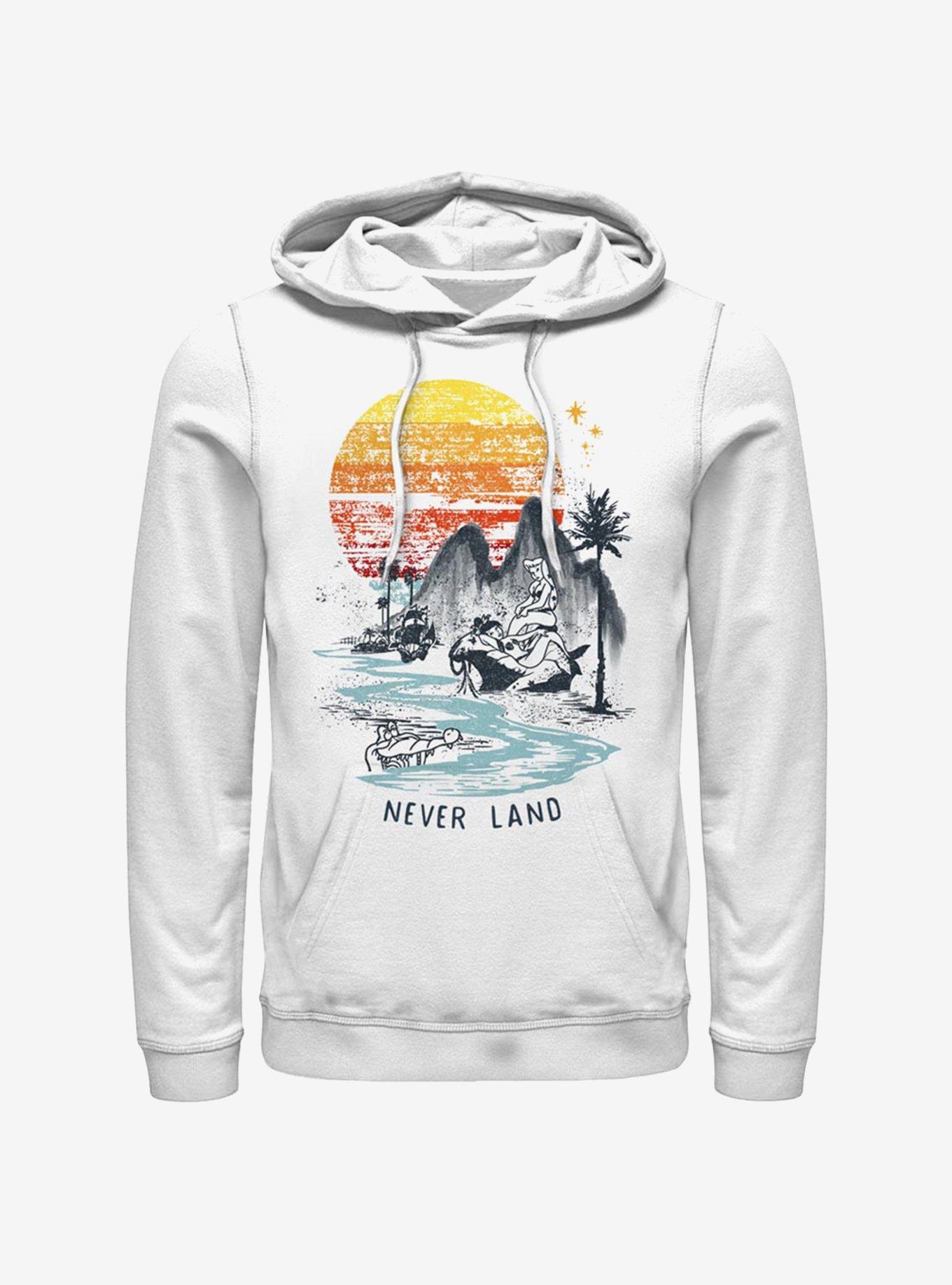 Disney Peter Pan Vacay Hoodie, WHITE, hi-res