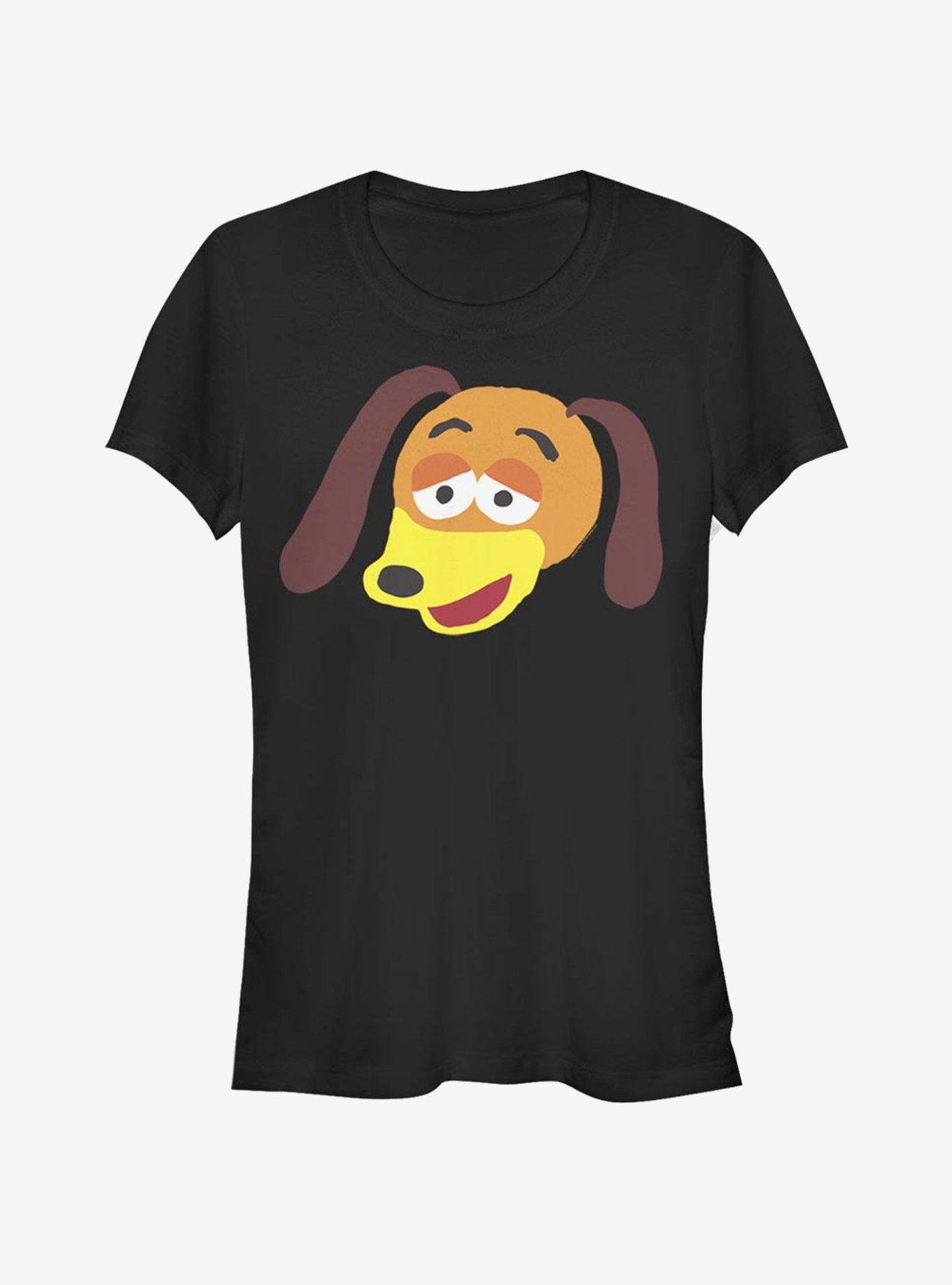 Disney Pixar Toy Story Slinky Big Face Girls T-Shirt, BLACK, hi-res