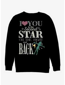 Disney Peter Pan Love You To The Star Crew Sweatshirt, , hi-res