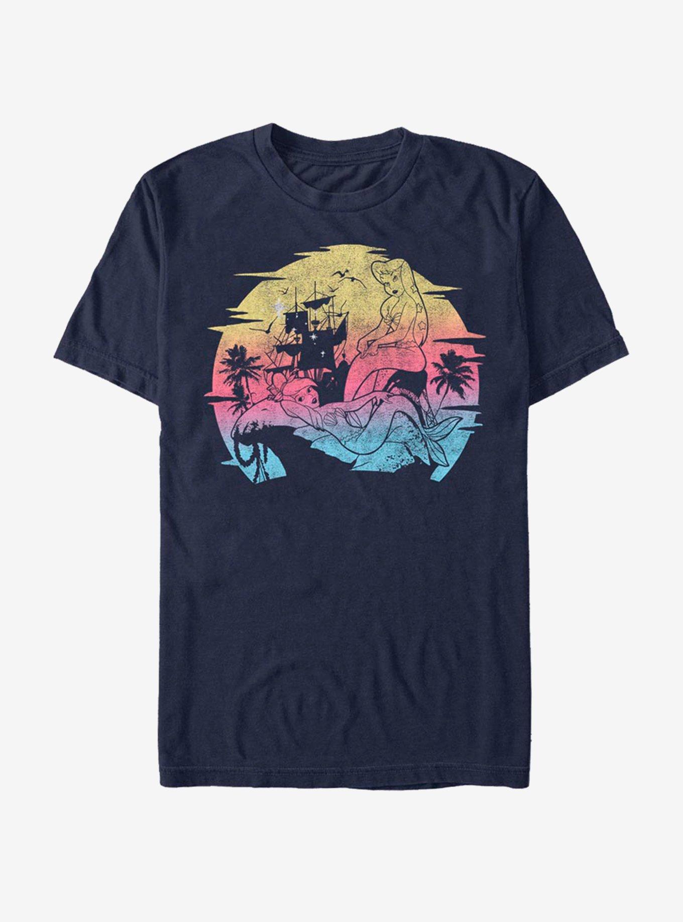 Disney Peter Pan Gradient T-Shirt, NAVY, hi-res