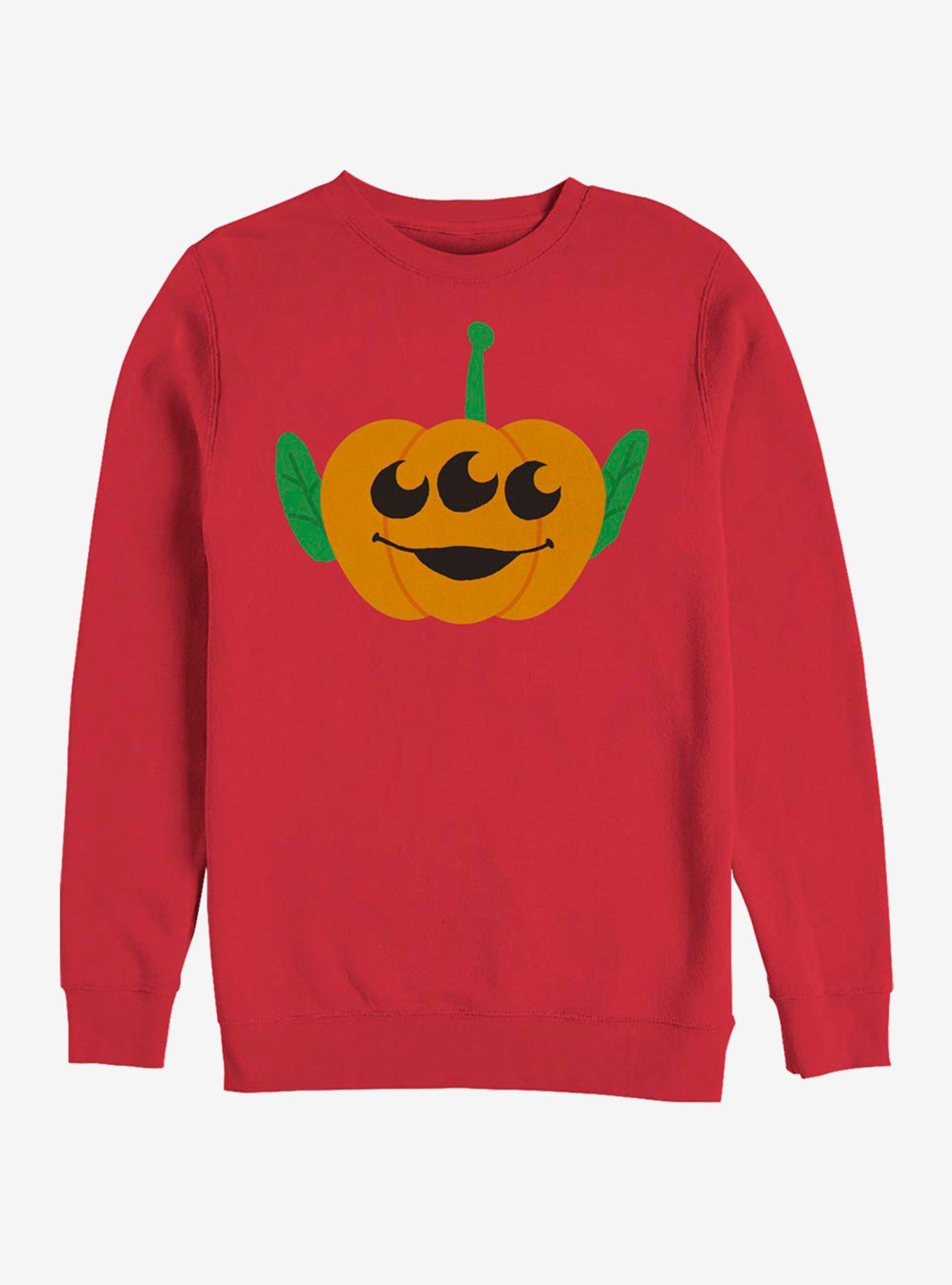 Disney Pixar Toy Story Alien Pumpkin Crew Sweatshirt, RED, hi-res