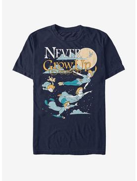Disney Peter Pan Grow Up Never T-Shirt, NAVY, hi-res