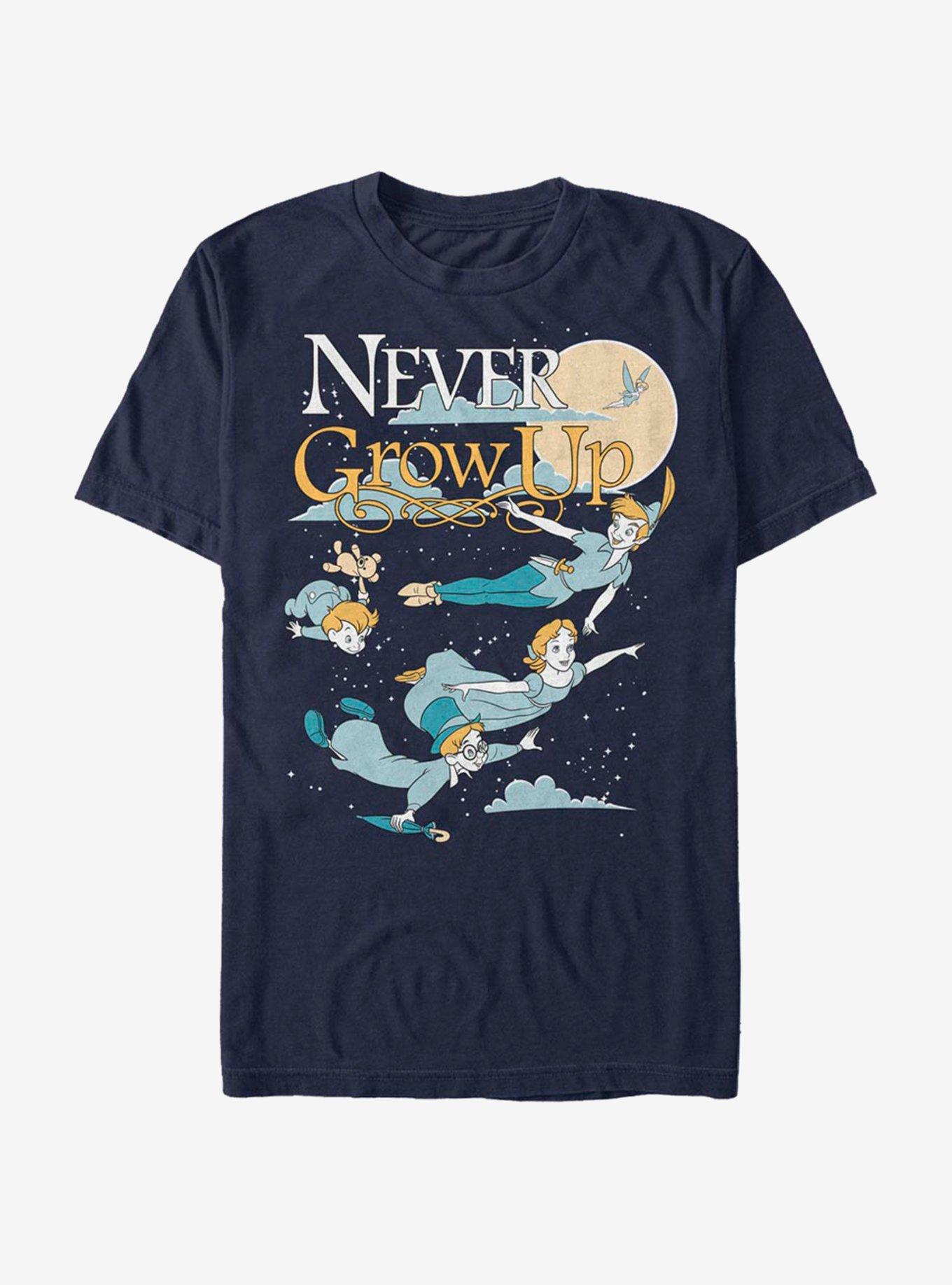 Disney Peter Pan Grow Up Never T-Shirt, , hi-res
