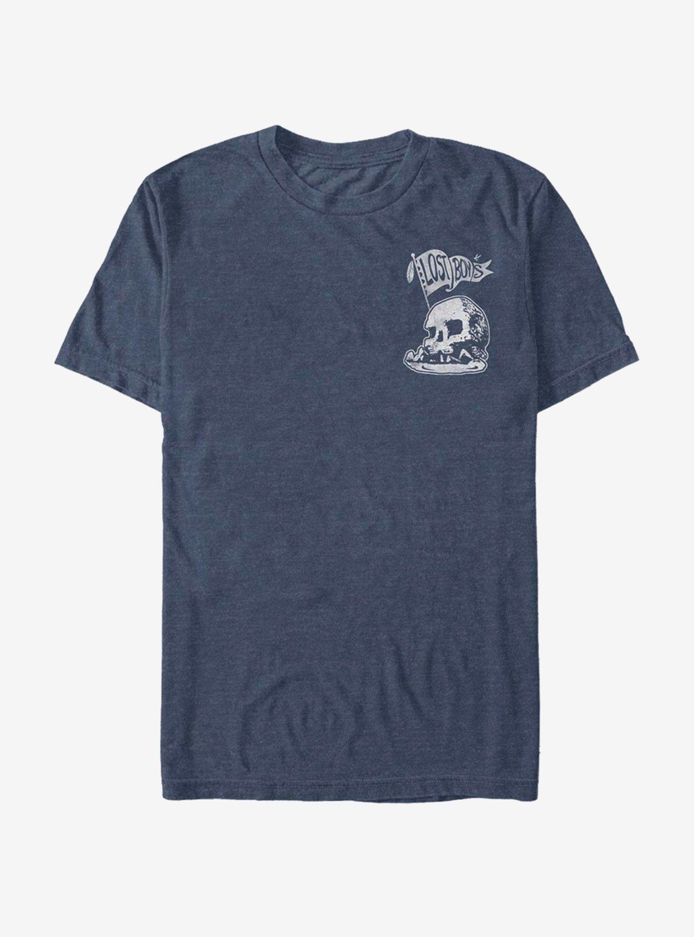 Disney Peter Pan Skull Rocket Flag T-Shirt