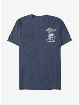Disney Peter Pan Skull Rocket Flag T-Shirt, NAVY HTR, hi-res