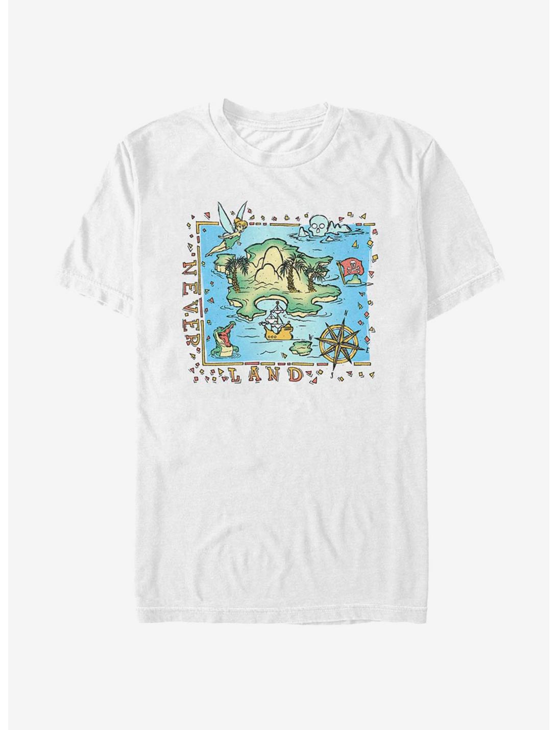 Disney Peter Pan Never Land Coast T-Shirt, WHITE, hi-res