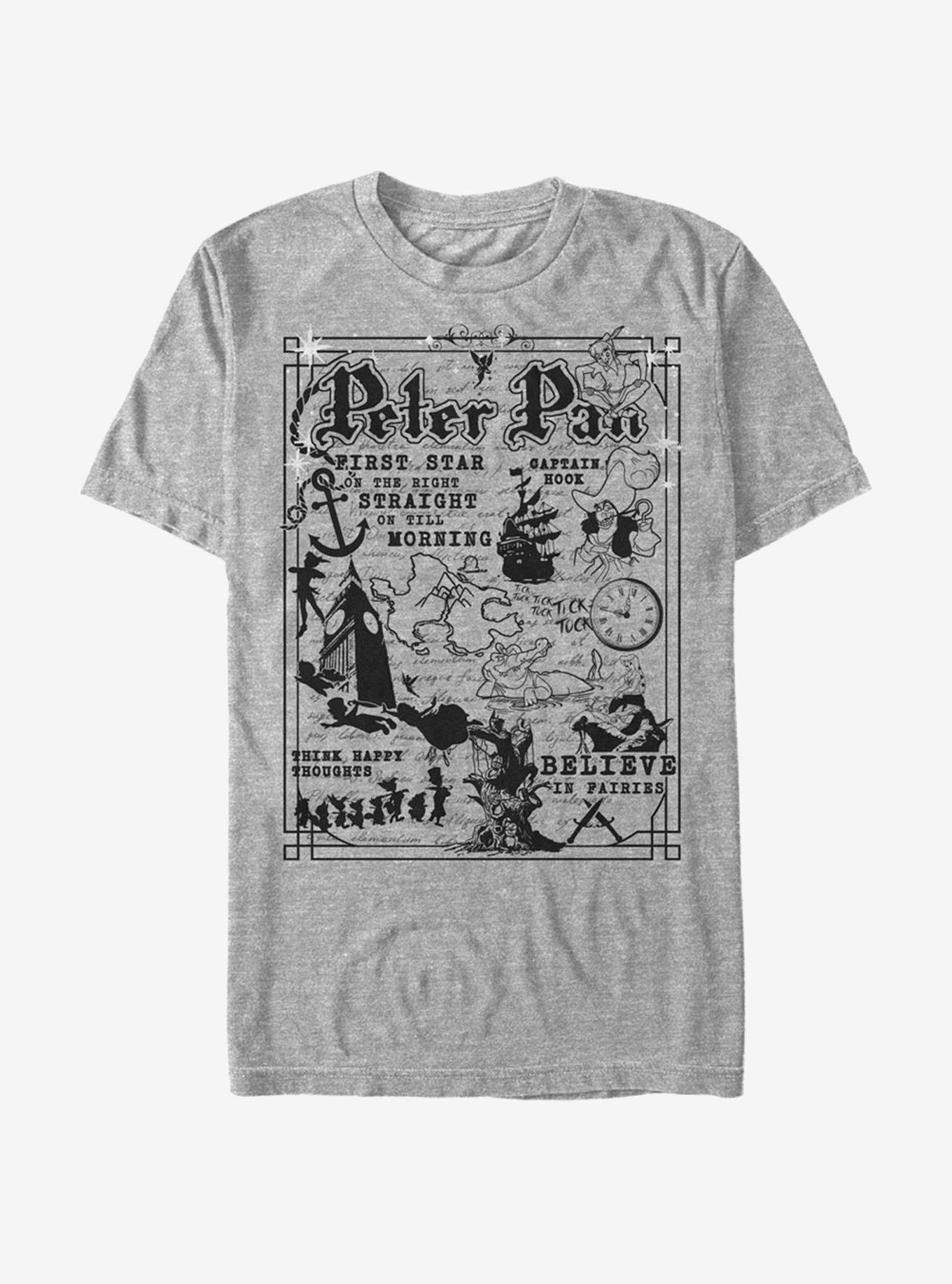 Disney Peter Pan Storytelling T-Shirt - GREY