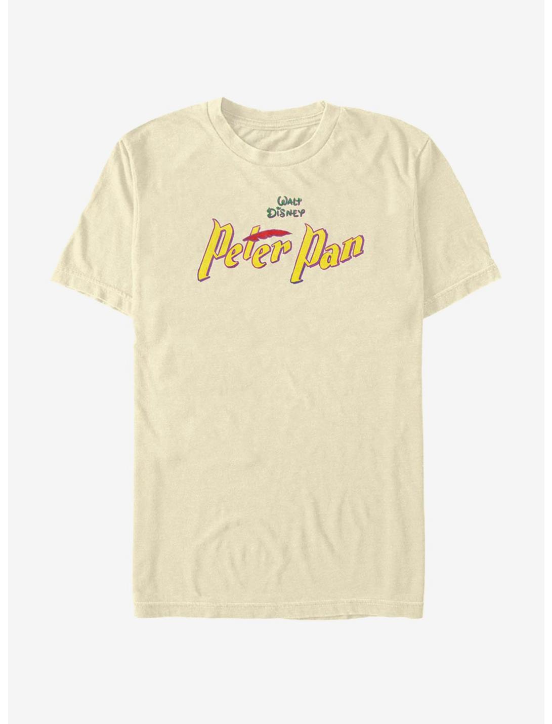 Disney Peter Pan Peterpan Color Logo T-Shirt, NATURAL, hi-res