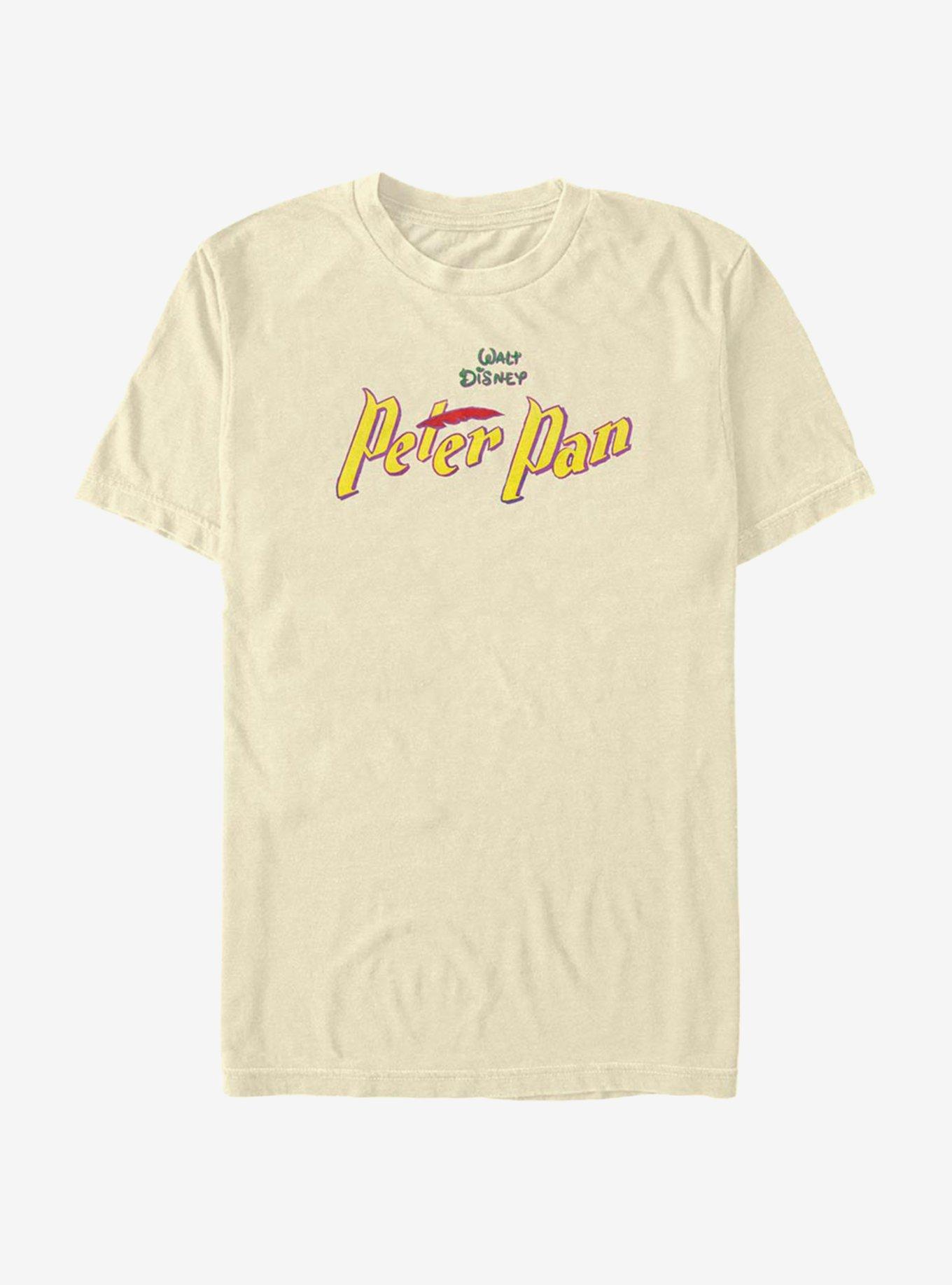 Disney Peter Pan Peterpan Color Logo T-Shirt, NATURAL, hi-res