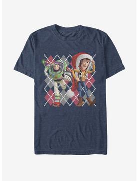 Disney Pixar Toy Story Argyle Christmas T-Shirt, , hi-res