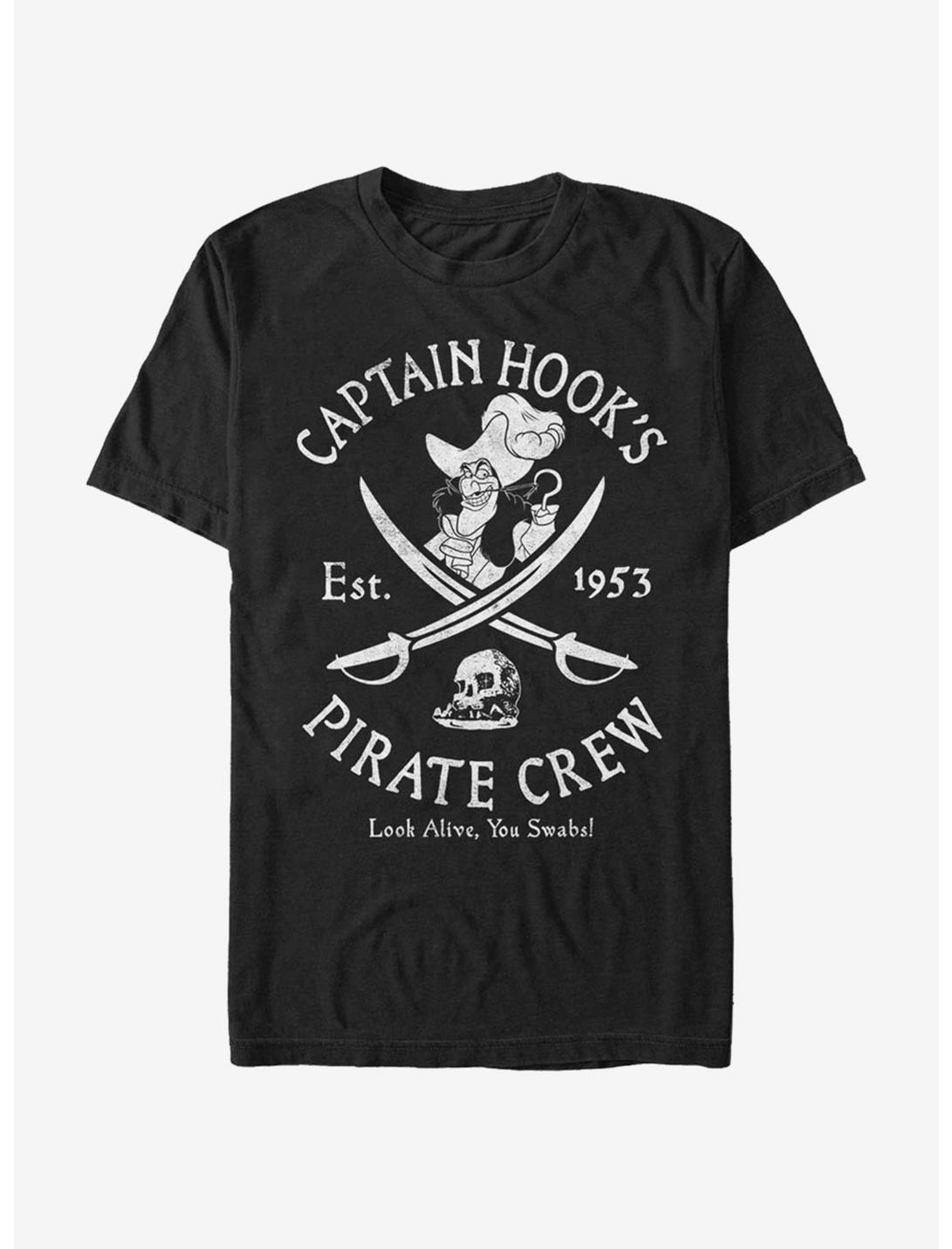 Disney Peter Pan Salty Crew T-Shirt, BLACK, hi-res