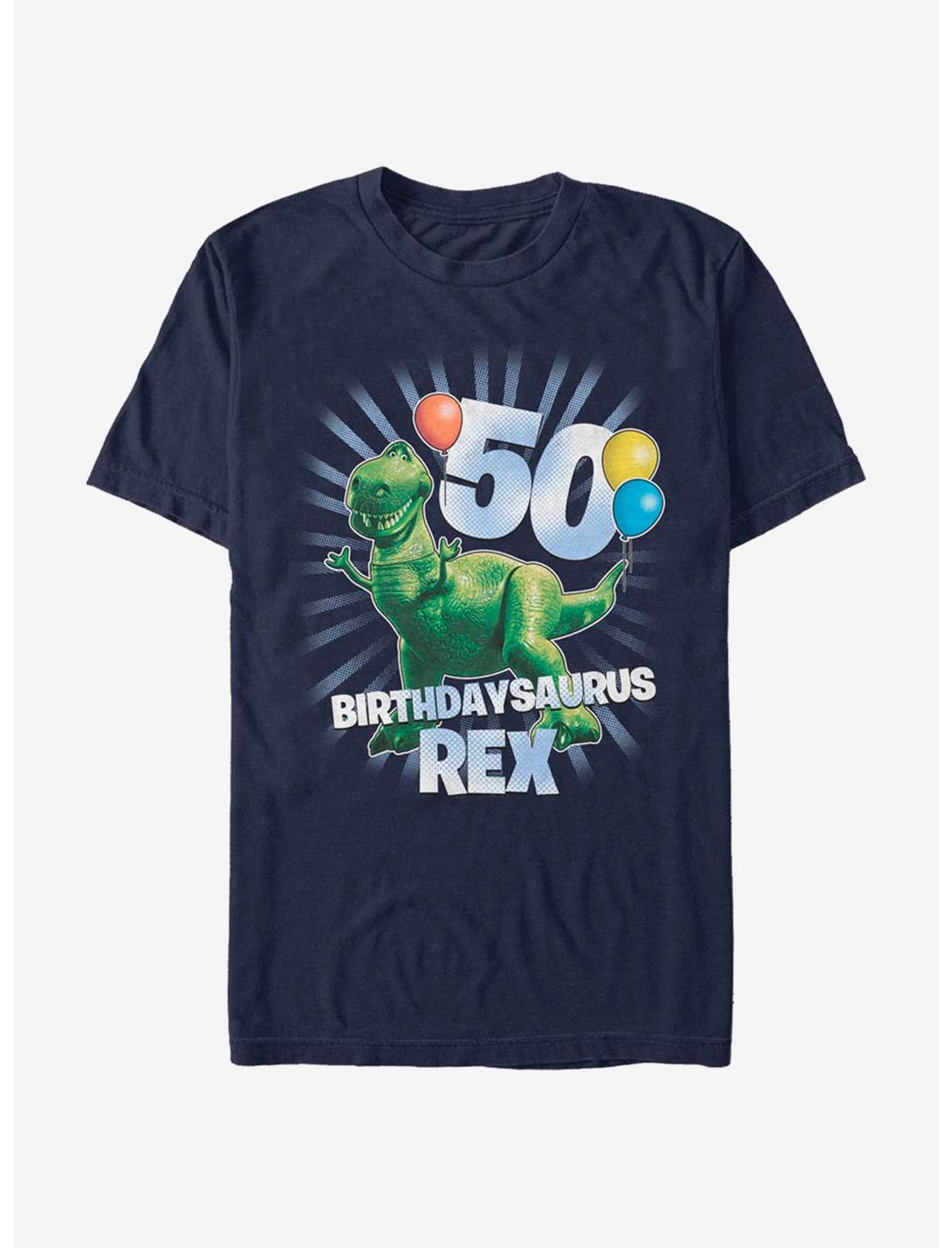 Disney Pixar Toy Story Balloon Rex 50 T-Shirt, NAVY, hi-res