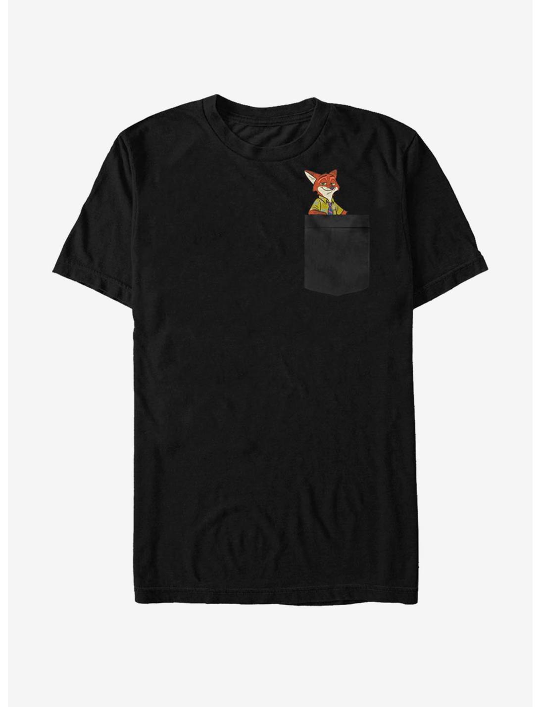 Disney Pixar Zootopia Nick Hanging Out T-Shirt, BLACK, hi-res