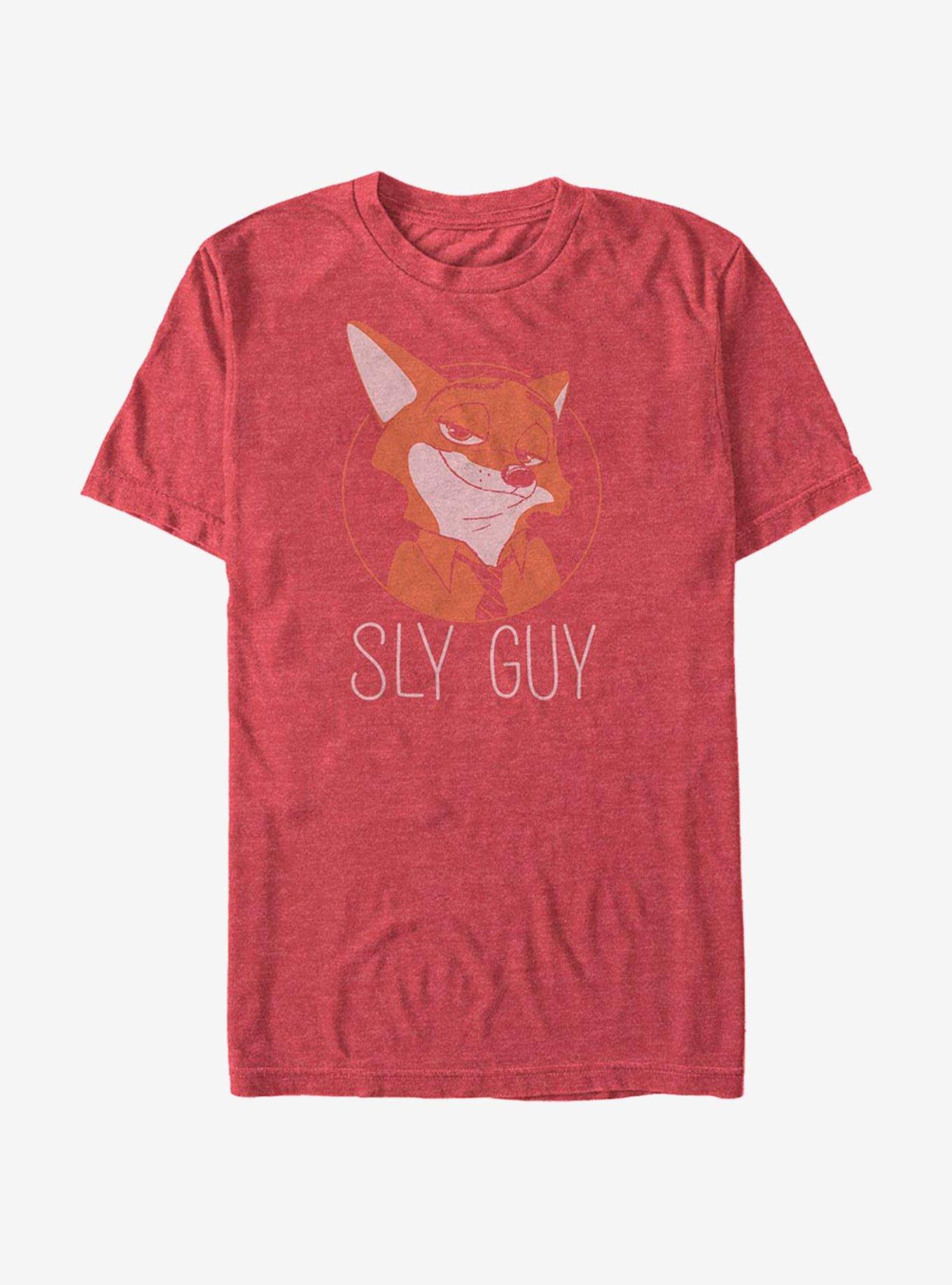 Disney Pixar Zootopia Sly Guy T-Shirt, RED HTR, hi-res