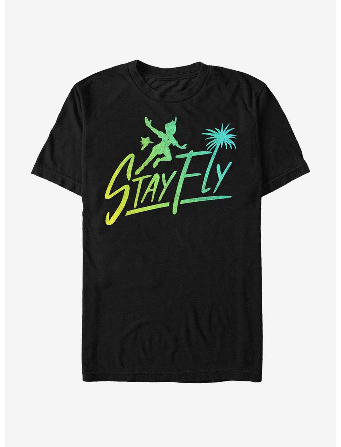 Disney Peter Pan Stay Fly Redux T-Shirt, BLACK, hi-res
