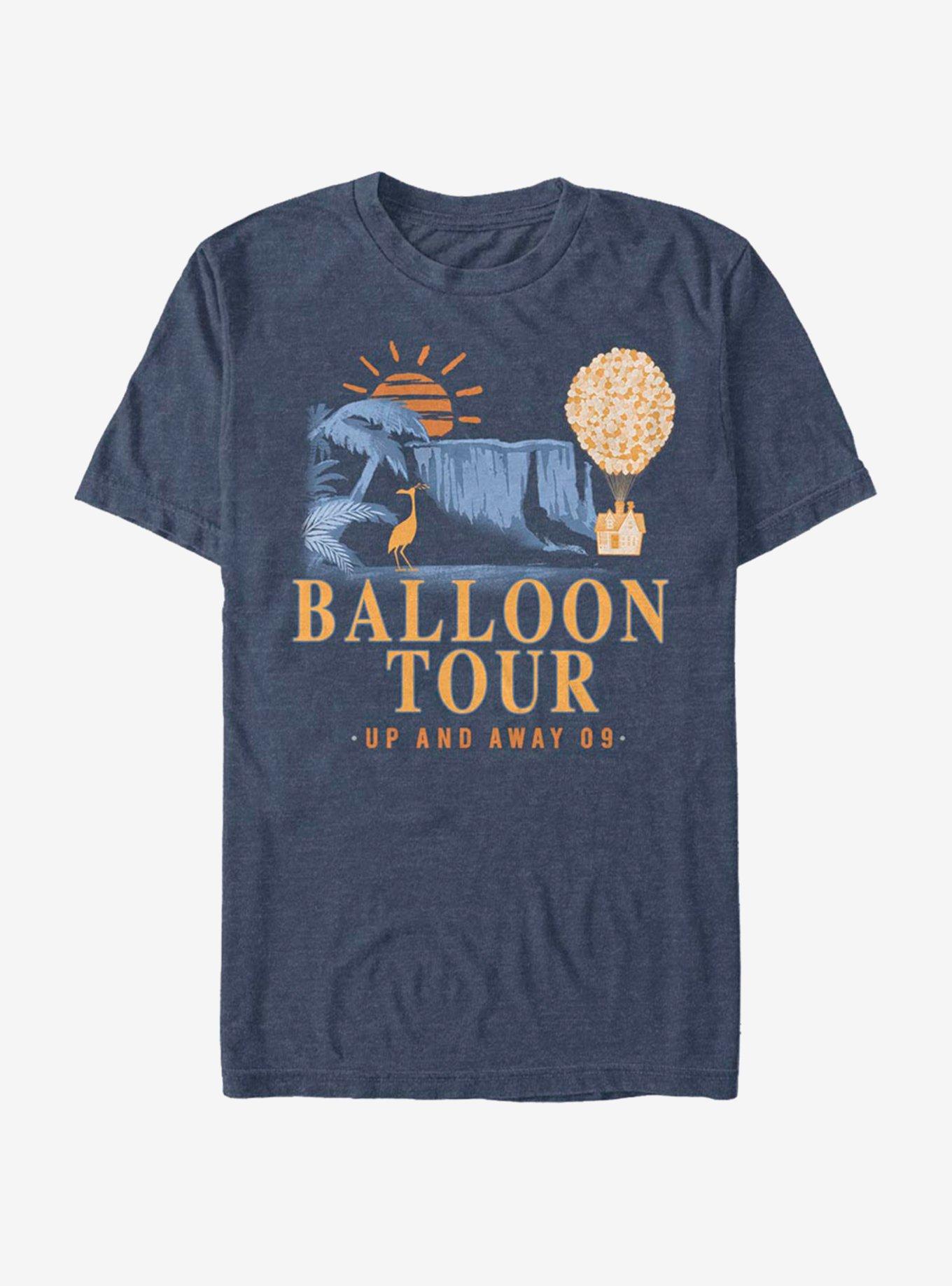 Disney Pixar Up Balloon Tour 2 T-Shirt, NAVY HTR, hi-res