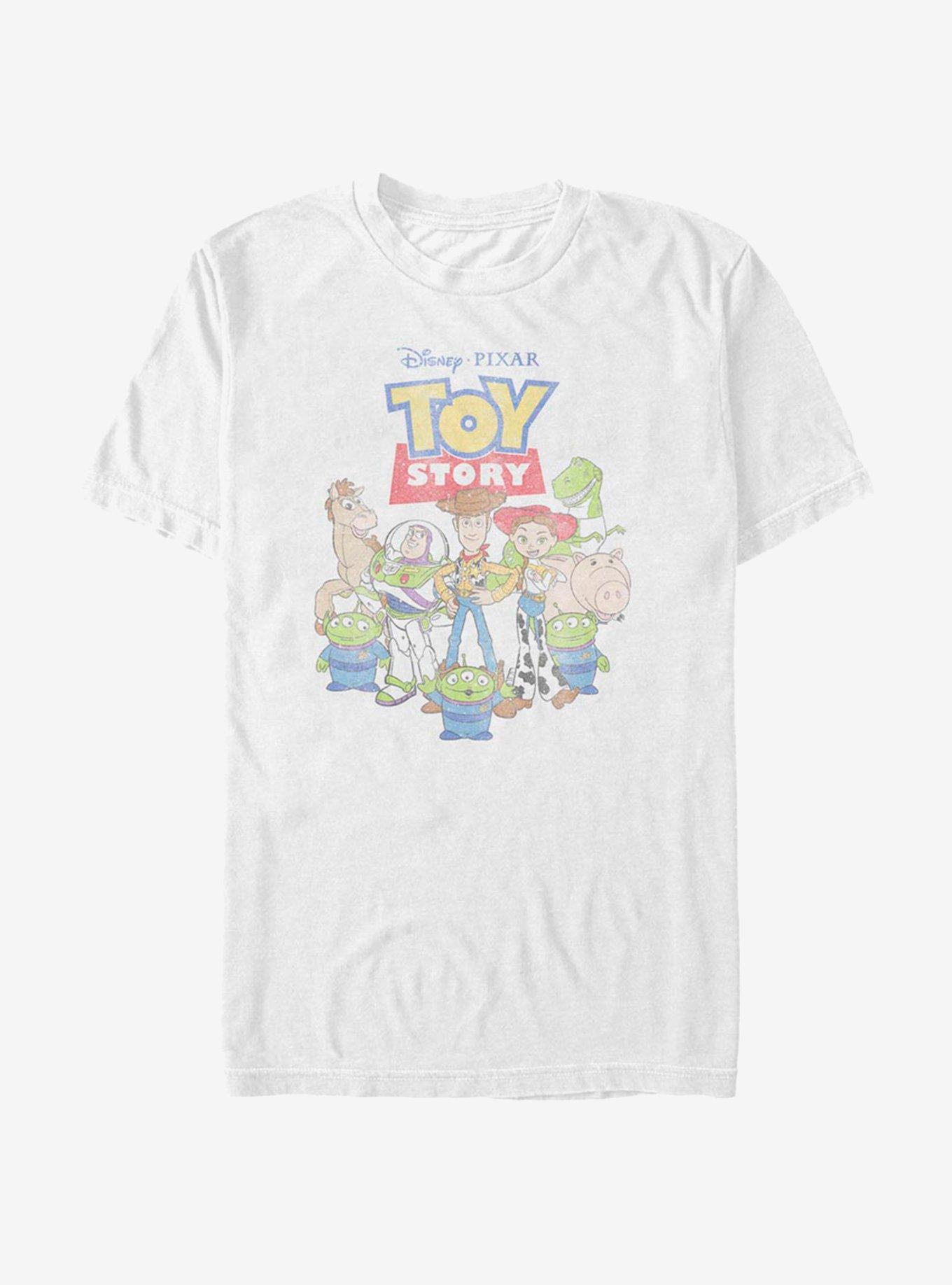 Disney Pixar Toy Story Distressed GroUp 97 105 T-Shirt