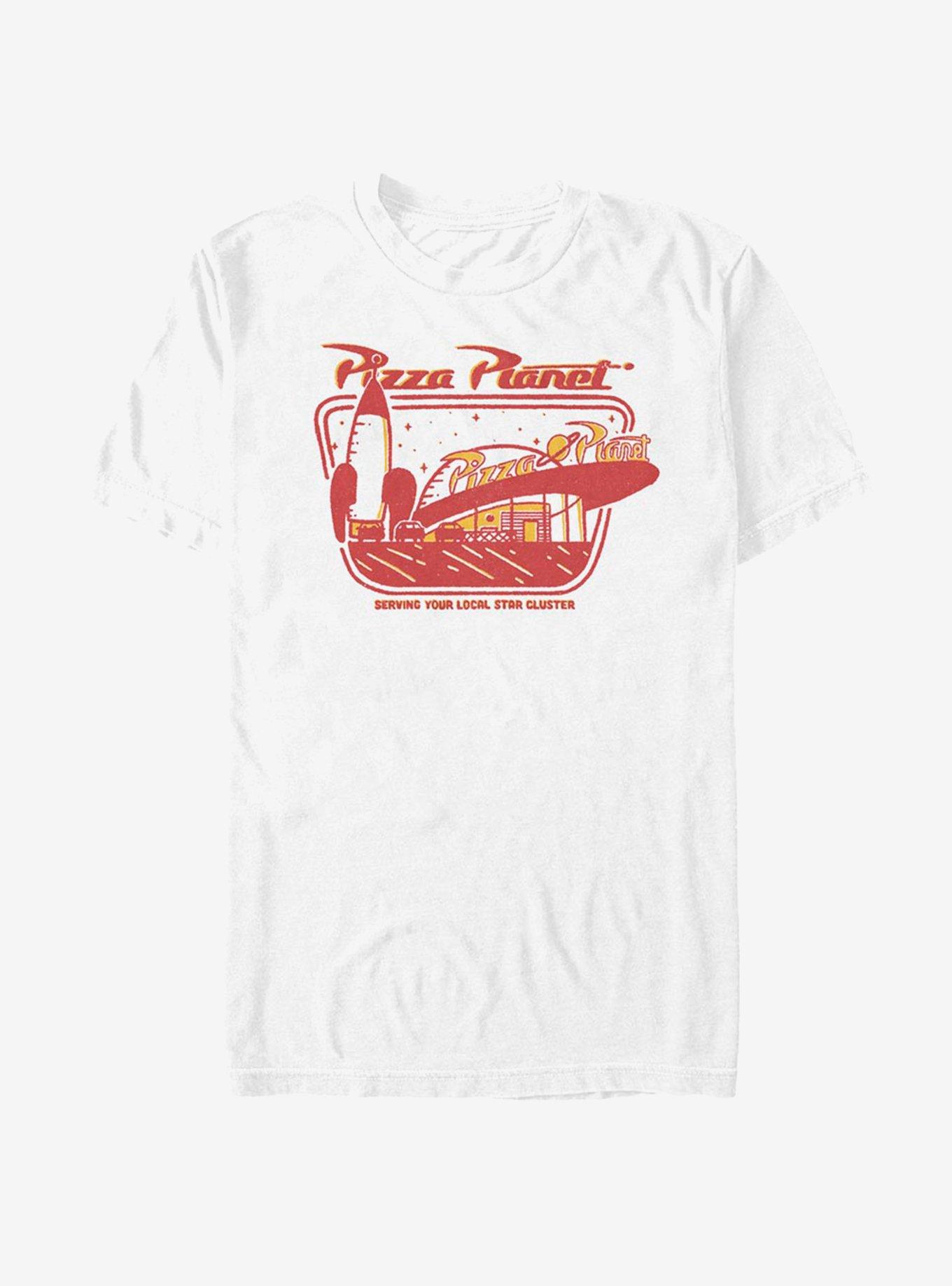 Disney Pixar Toy Story Pizza Planet Slice T-Shirt, WHITE, hi-res
