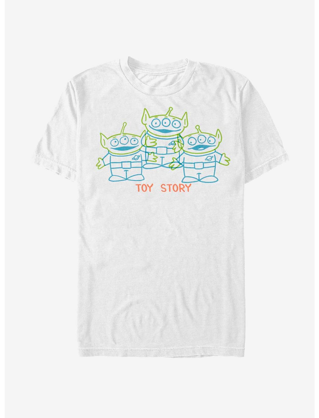 Disney Pixar Toy Story Scribble T-Shirt, WHITE, hi-res
