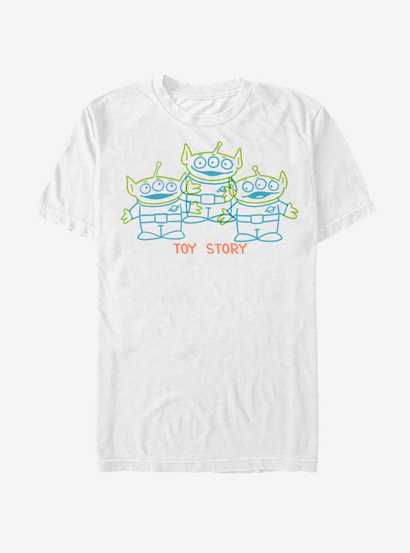 Disney Pixar Toy Story Scribble T-Shirt, WHITE, hi-res