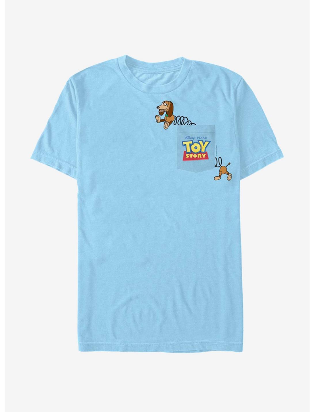 Disney Pixar Toy Story Slinky Dog Pocket T-Shirt, LT BLUE, hi-res