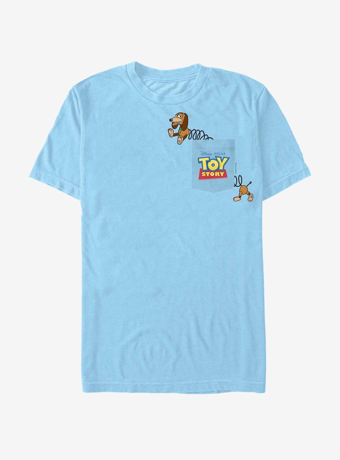 Disney Pixar Toy Story Slinky Dog Pocket T-Shirt, LT BLUE, hi-res