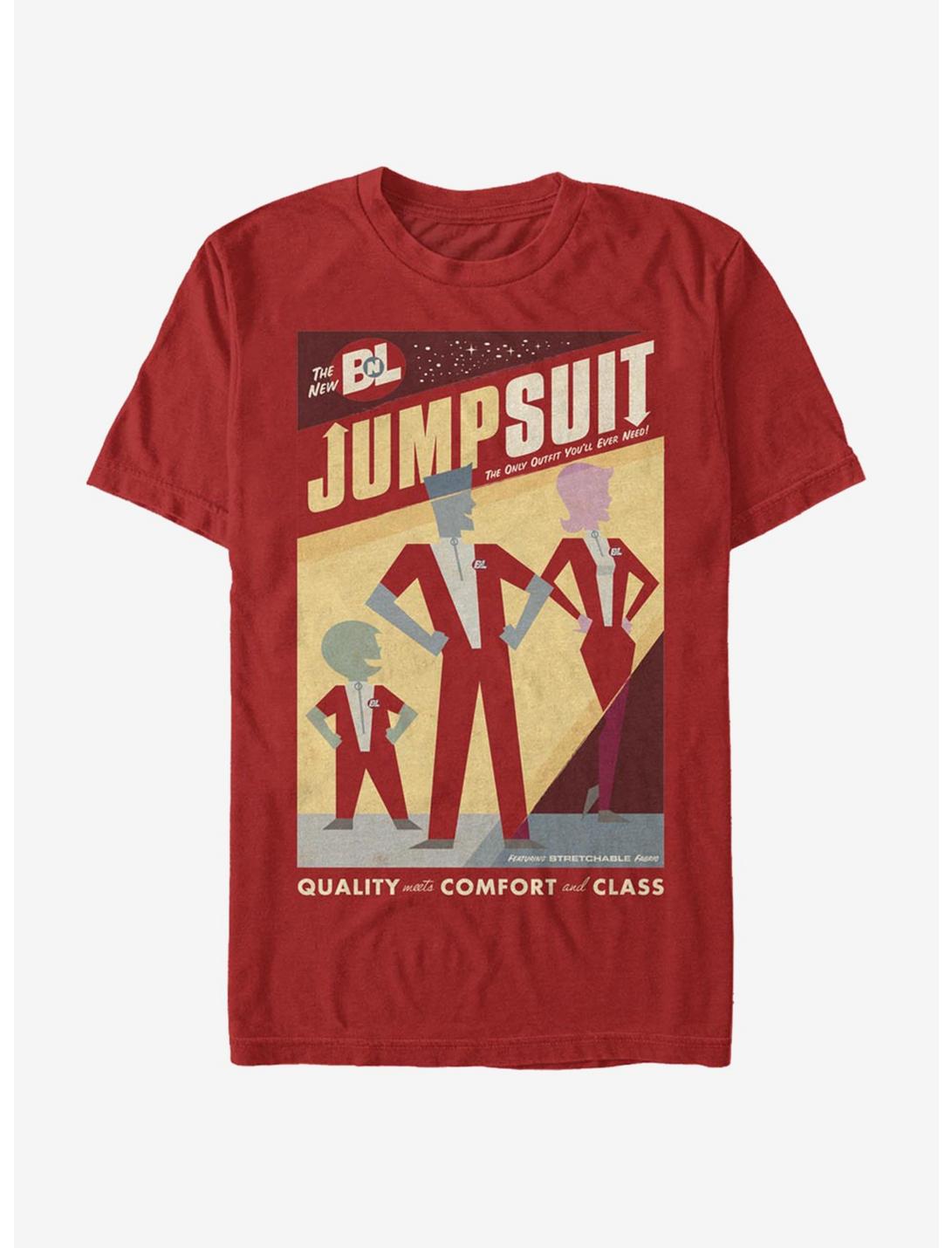 Disney Pixar Wall-E New Jumpsuit Poster T-Shirt, RED, hi-res