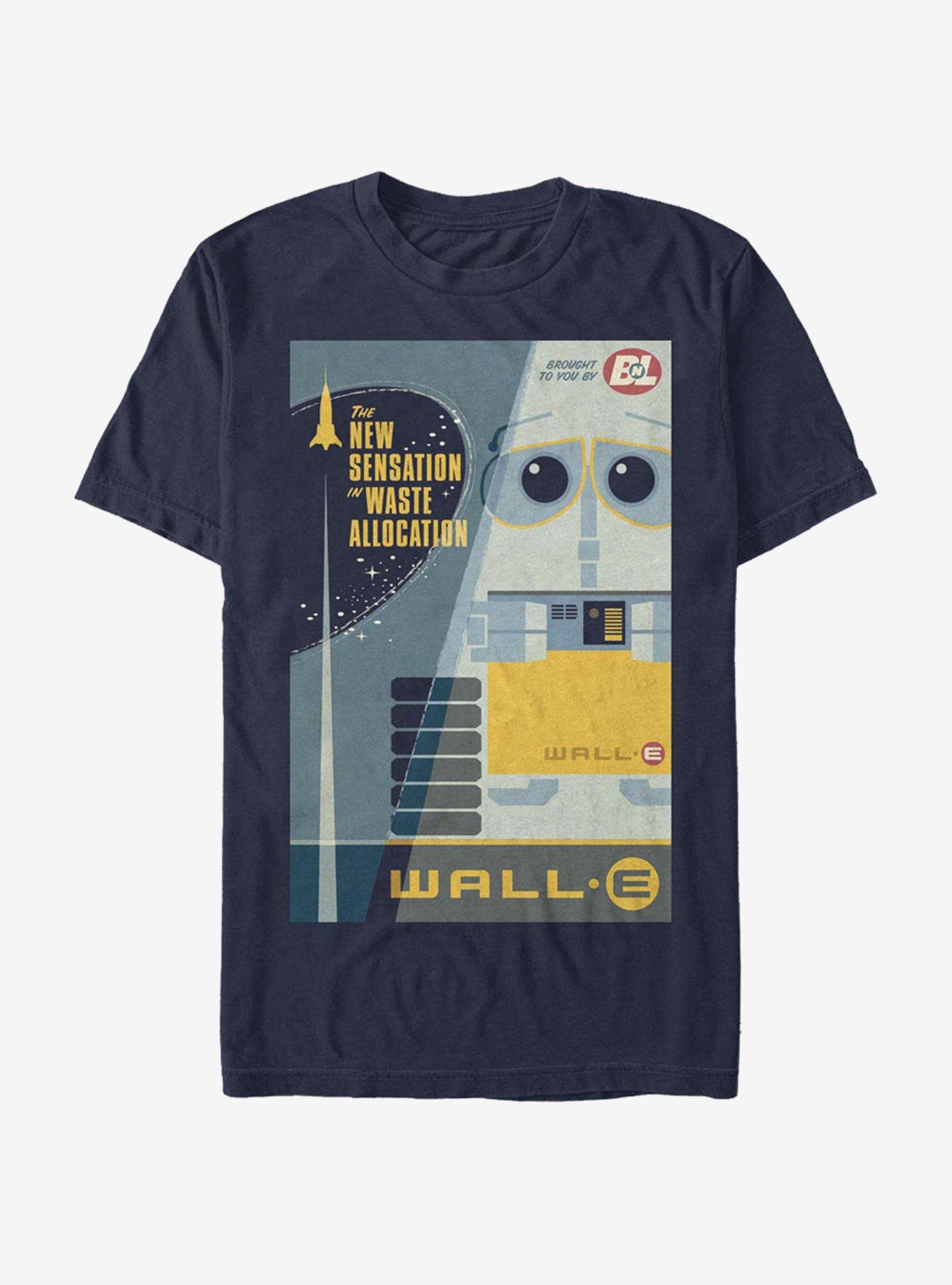 Disney Pixar Wall-E New Sensation Poster T-Shirt, NAVY, hi-res