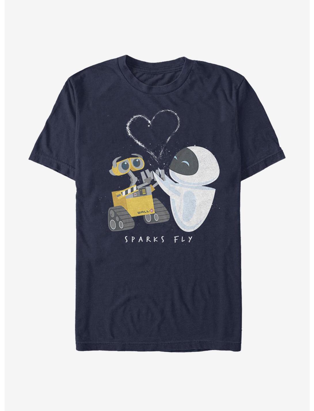 Disney Pixar Wall-E Sparks Fly T-Shirt, NAVY, hi-res