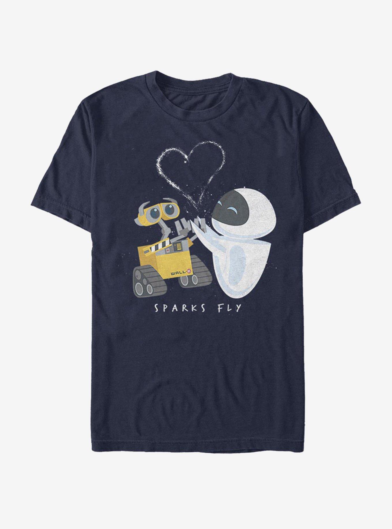 Disney Pixar Wall-E Sparks Fly T-Shirt, NAVY, hi-res
