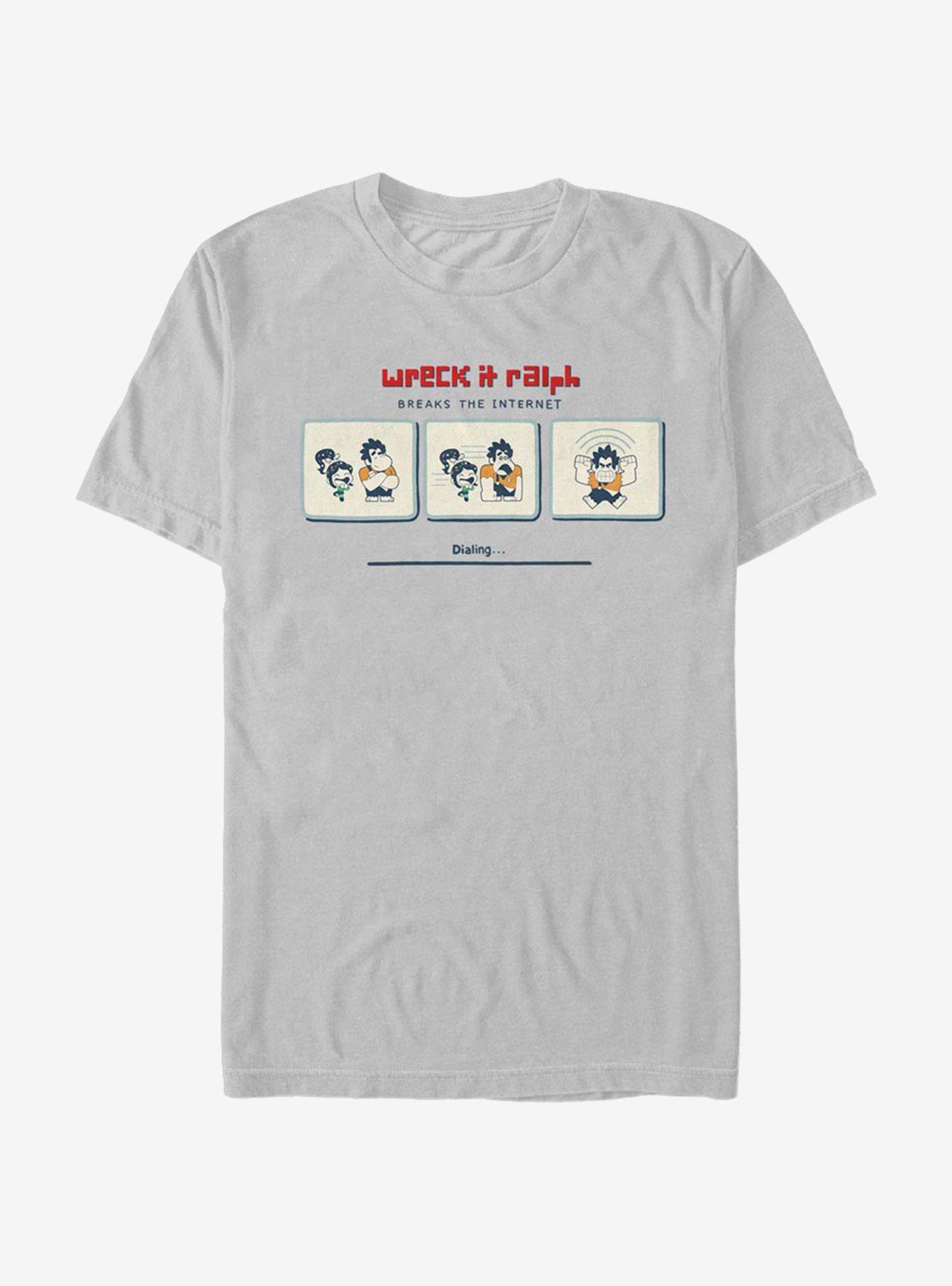 Disney Pixar Wreck-It Ralph Loading Ralph T-Shirt, SILVER, hi-res