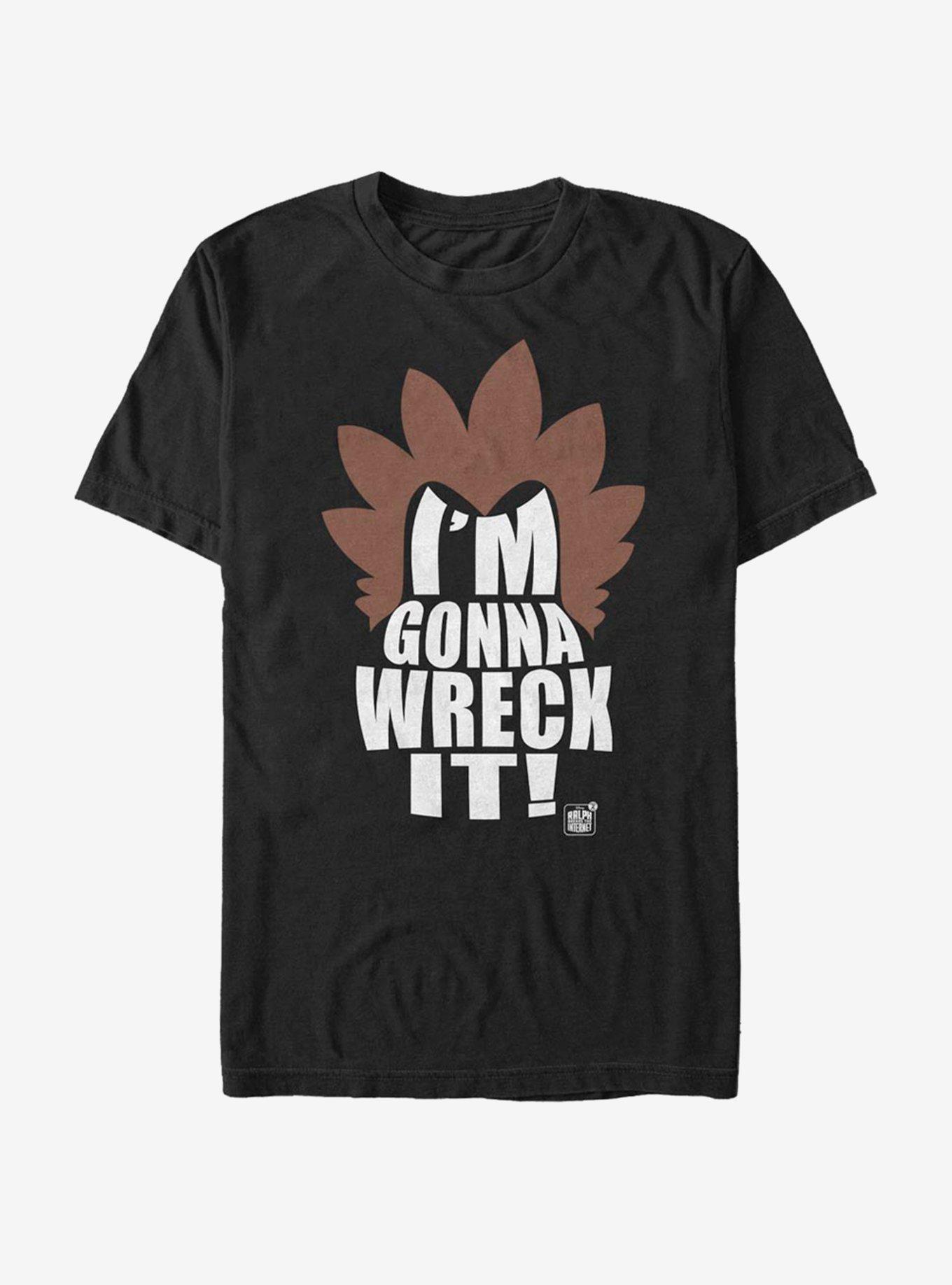 Disney Pixar Wreck-It Ralph Wreck Hair T-Shirt, BLACK, hi-res