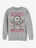 Disney Pixar Monsters University Eye Holiday Crew Sweatshirt, ATH HTR, hi-res