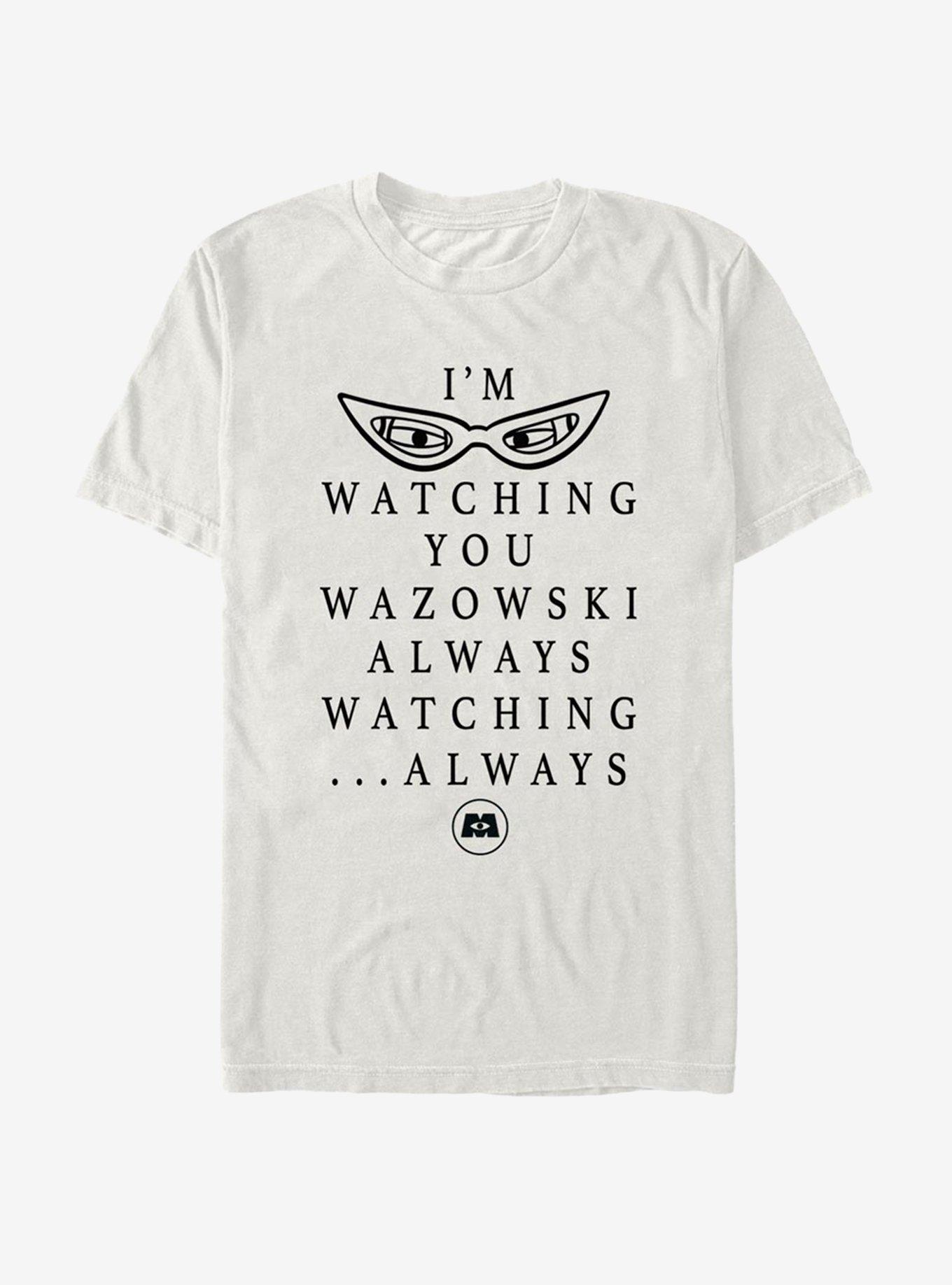 Disney Pixar Monsters University Always Watching T-Shirt, WHITE, hi-res