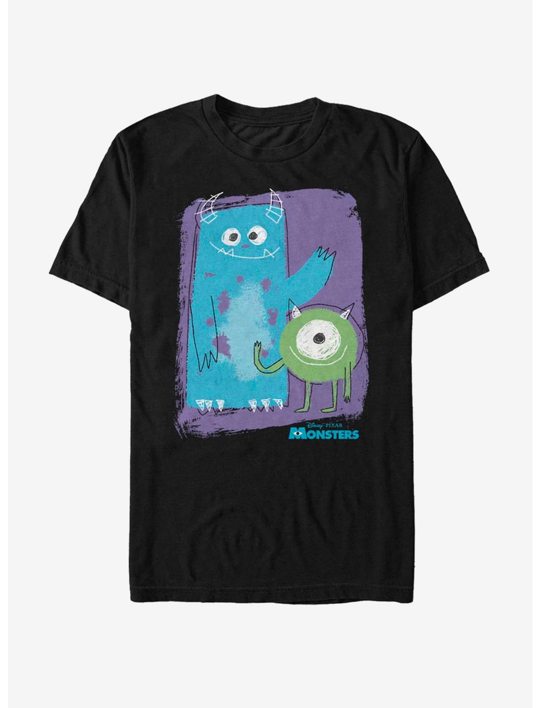 Disney Pixar Monsters University Chalk T-Shirt, BLACK, hi-res